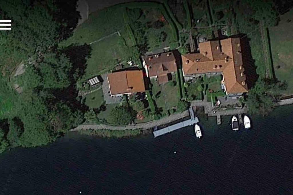 Villa Giardino Con Pontile Sul Lago D'Orta In Riva Orta San Giulio Buitenkant foto