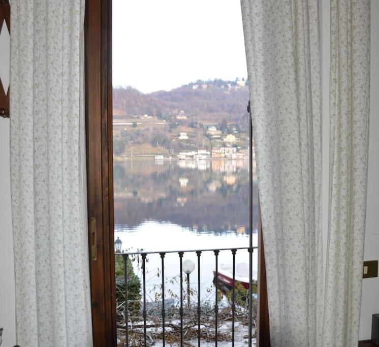Villa Giardino Con Pontile Sul Lago D'Orta In Riva Orta San Giulio Buitenkant foto
